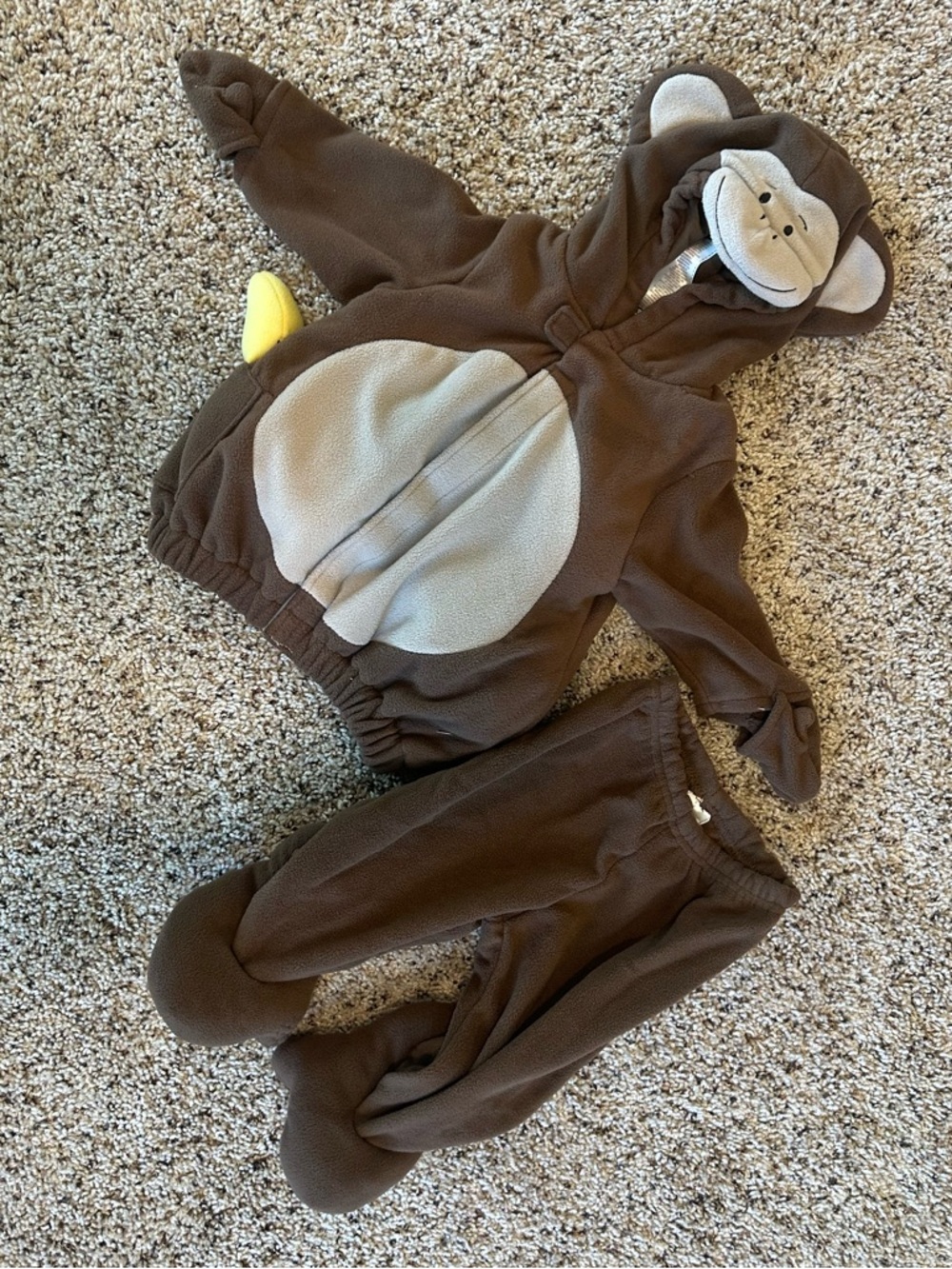 Monkey Baby Fleece Halloween costume